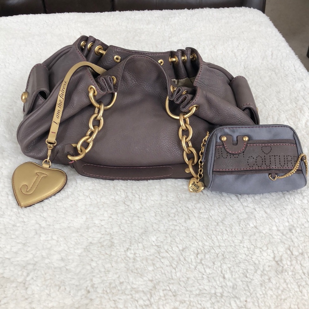 Authentic Juicy Couture Plum Hobo Bag